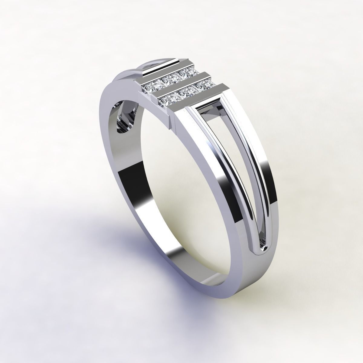 Woman Ring 3d Pring Model 3D print model_12