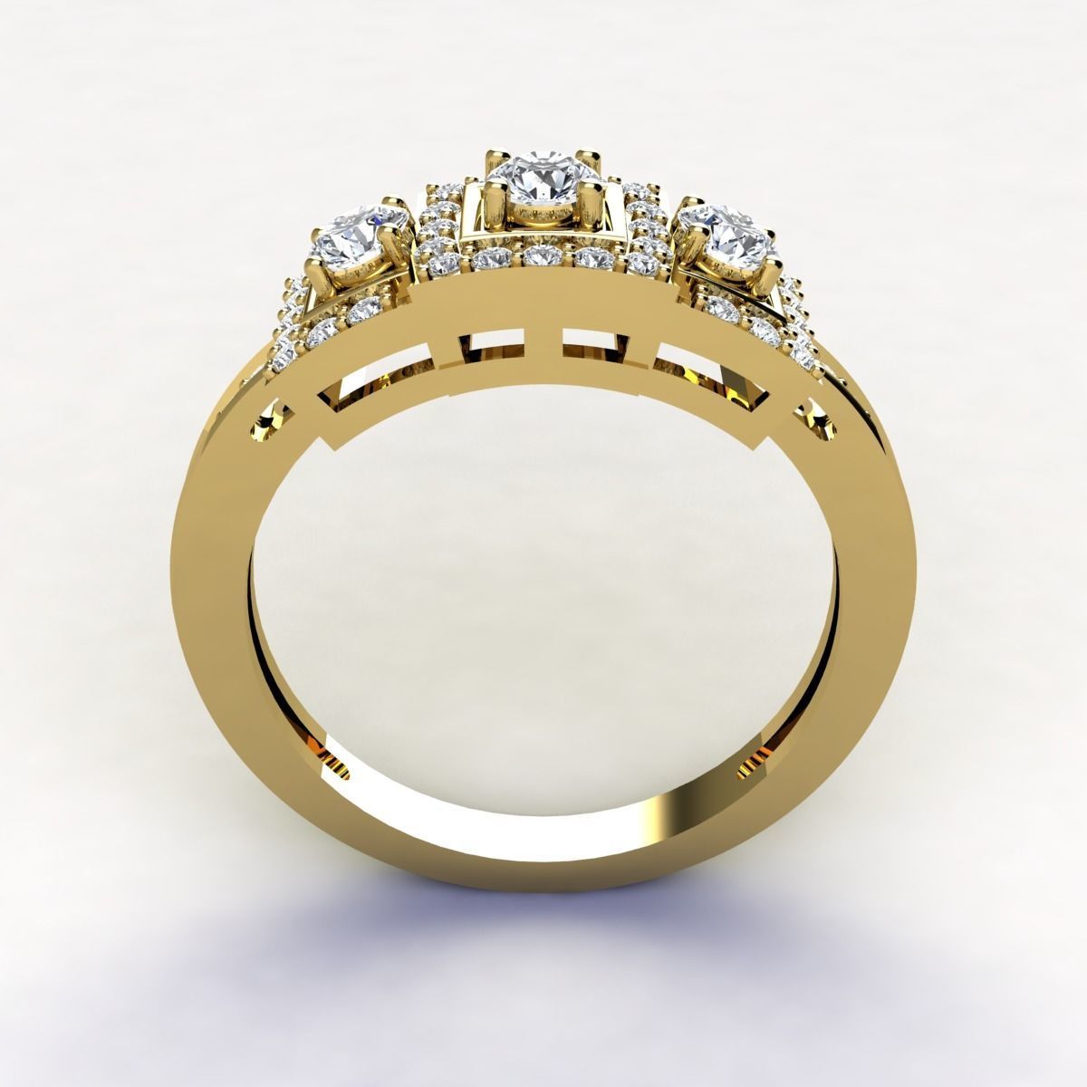 Woman Ring 3d Pring Model 3D print model_11