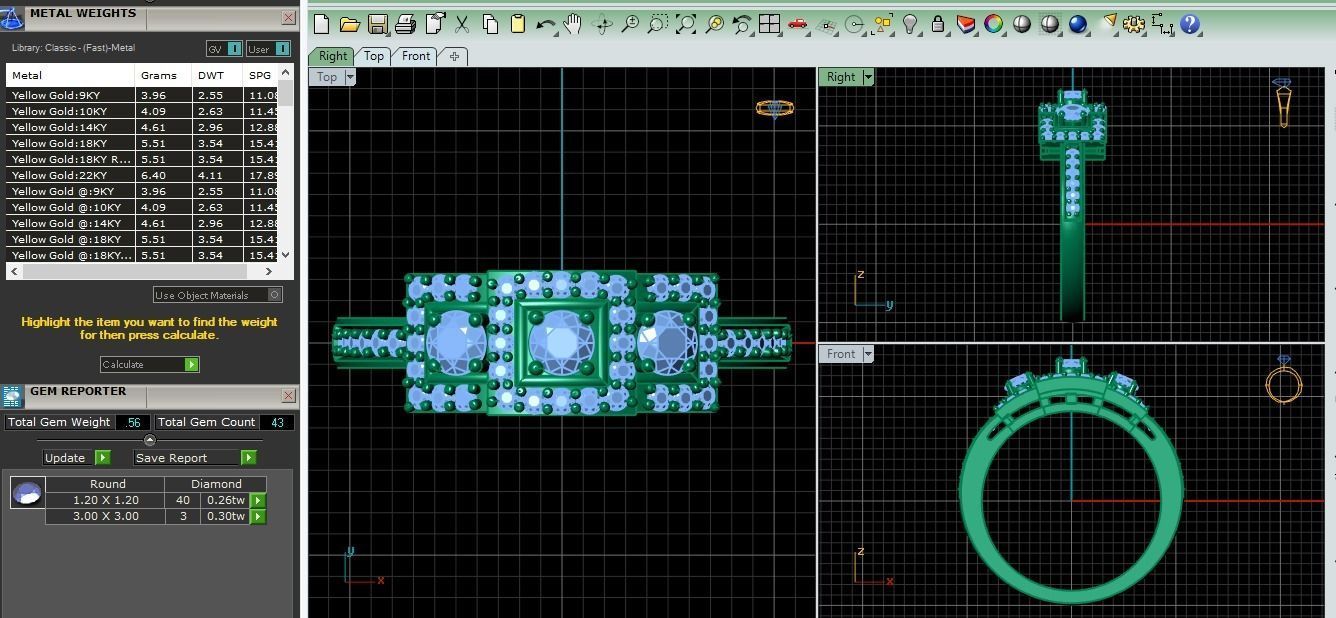 Woman Ring 3d Pring Model 3D print model_1