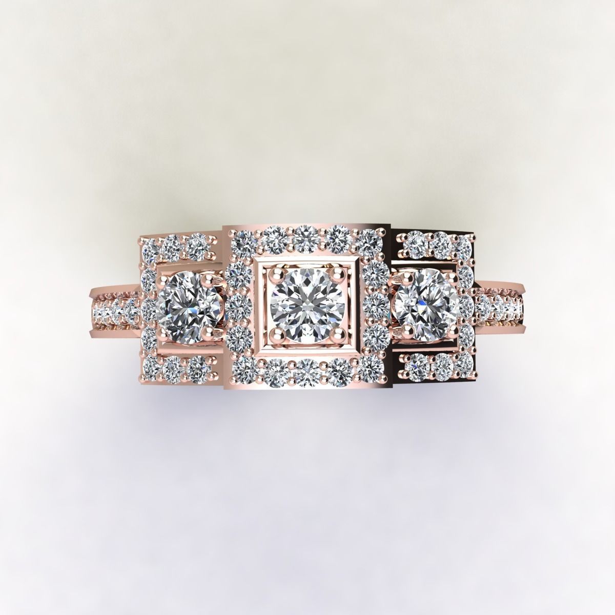 Woman Ring 3d Pring Model 3D print model_5