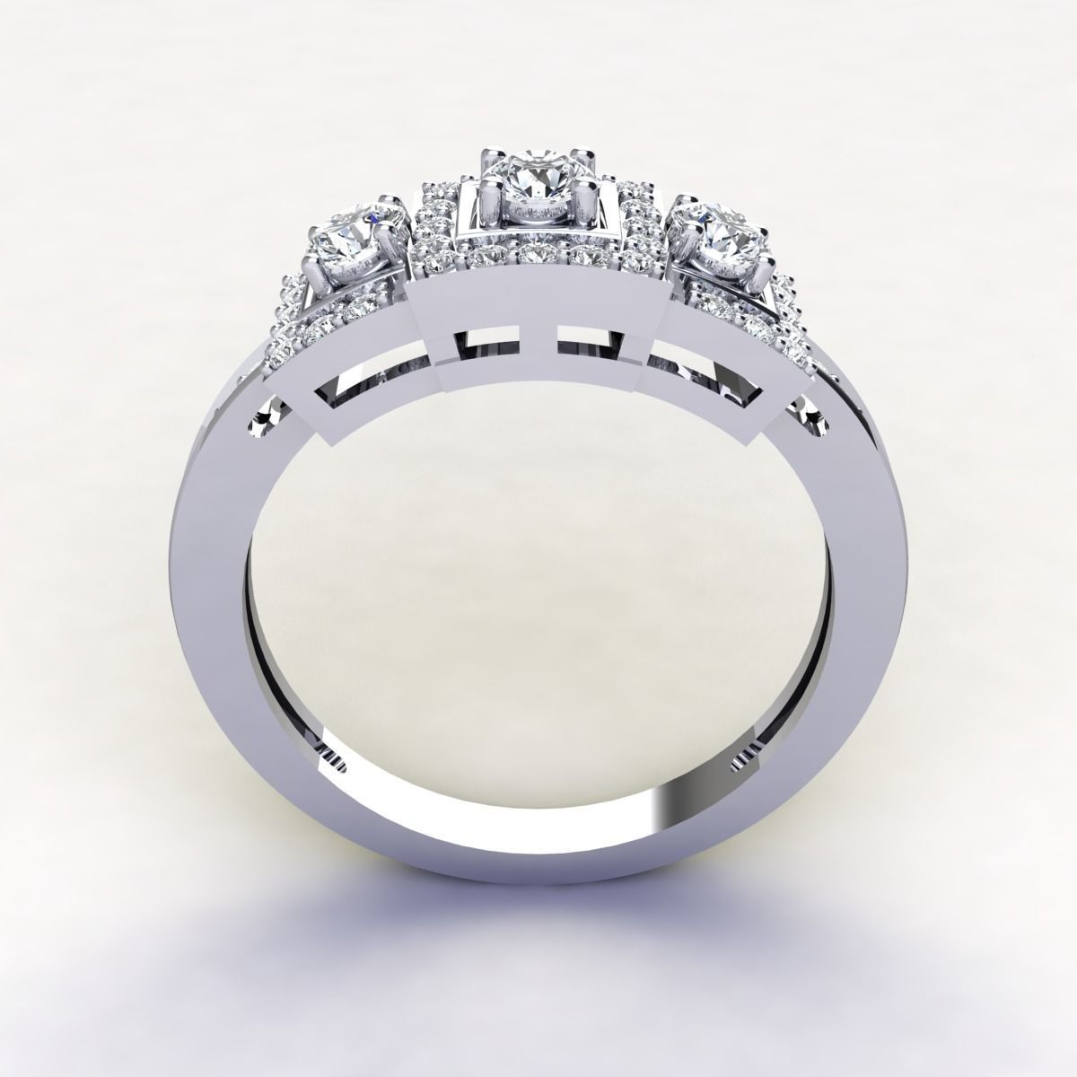 Woman Ring 3d Pring Model 3D print model_3