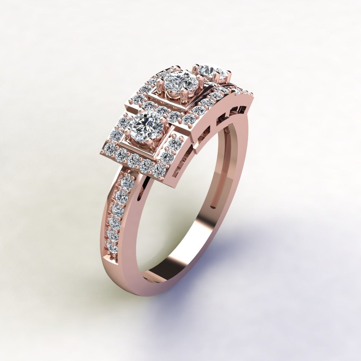 Woman Ring 3d Pring Model 3D print model_9