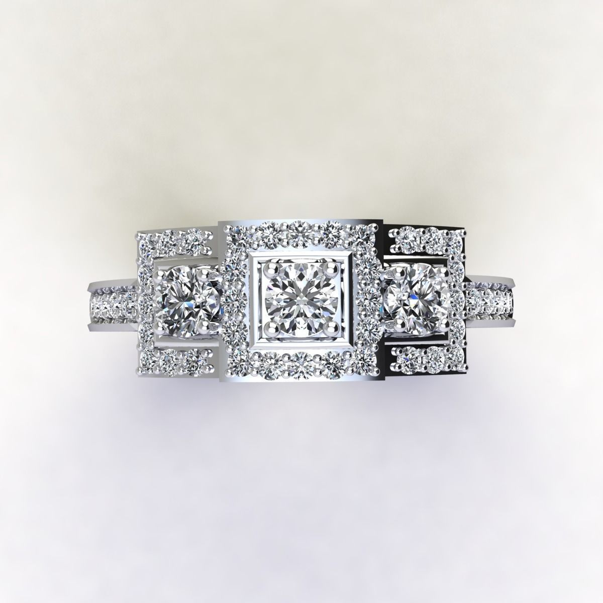 Woman Ring 3d Pring Model 3D print model_2