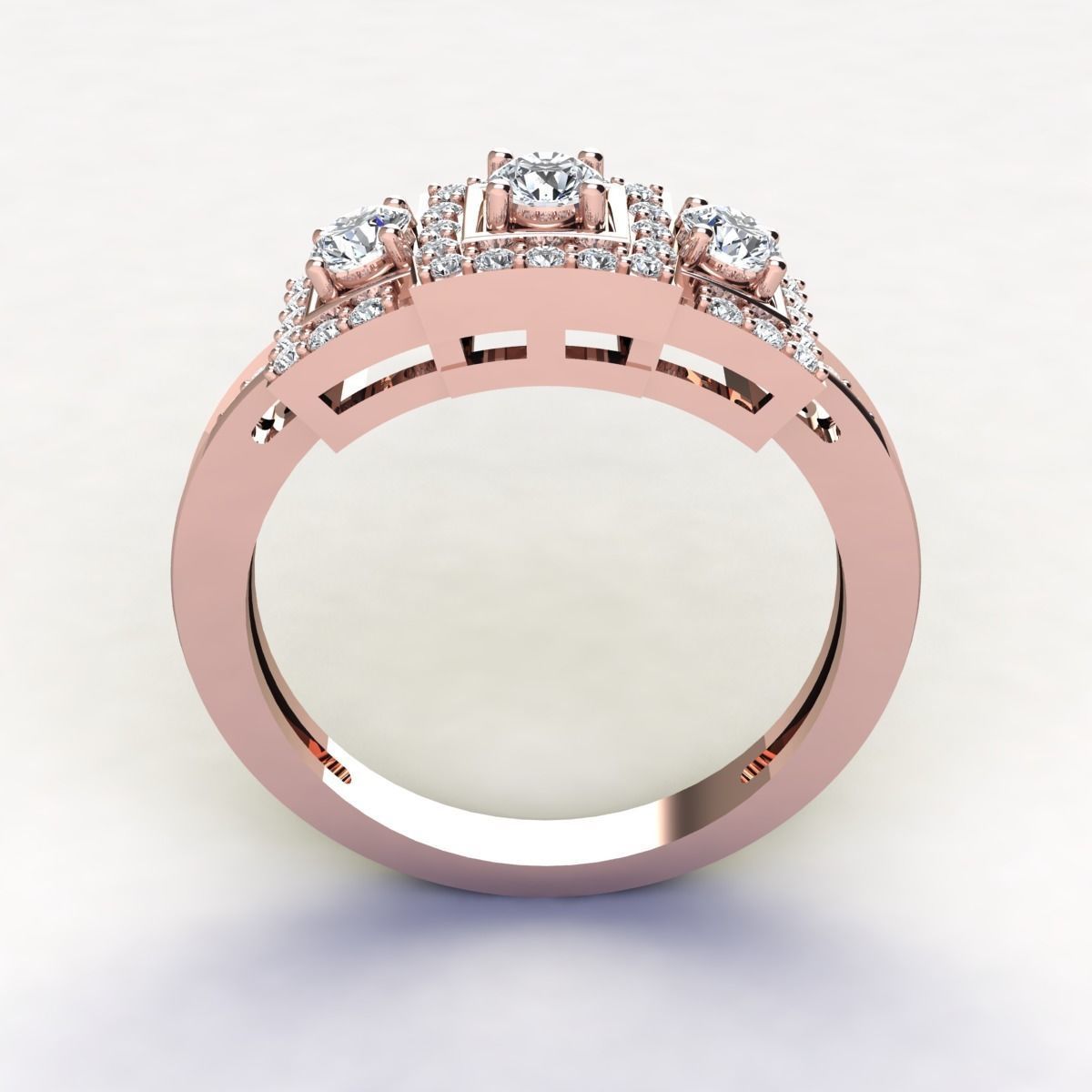 Woman Ring 3d Pring Model 3D print model_12