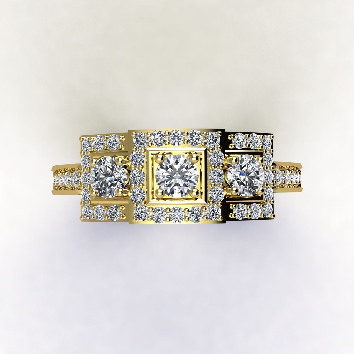 Woman Ring 3d Pring Model 3D print model_4