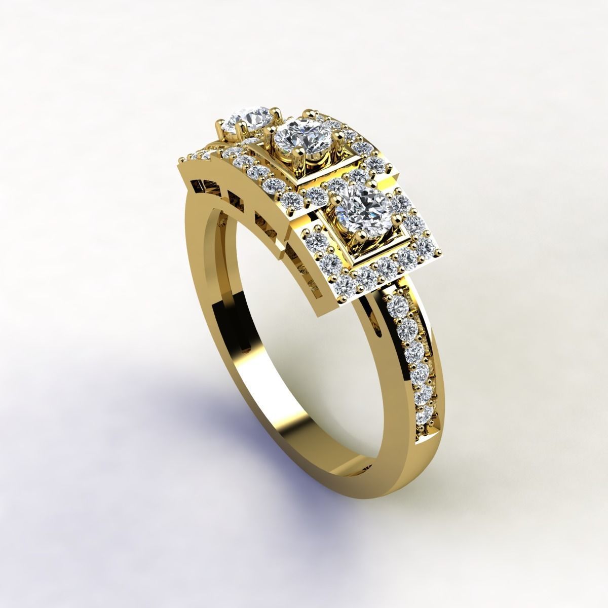Woman Ring 3d Pring Model 3D print model_6