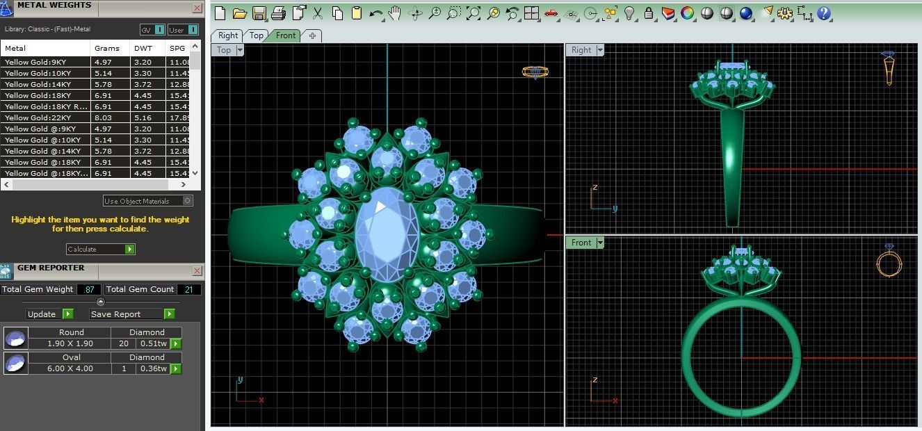 Woman Ring 3d Pring Model 3D print model_1