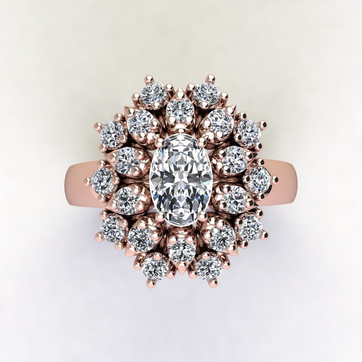 Woman Ring 3d Pring Model 3D print model_11