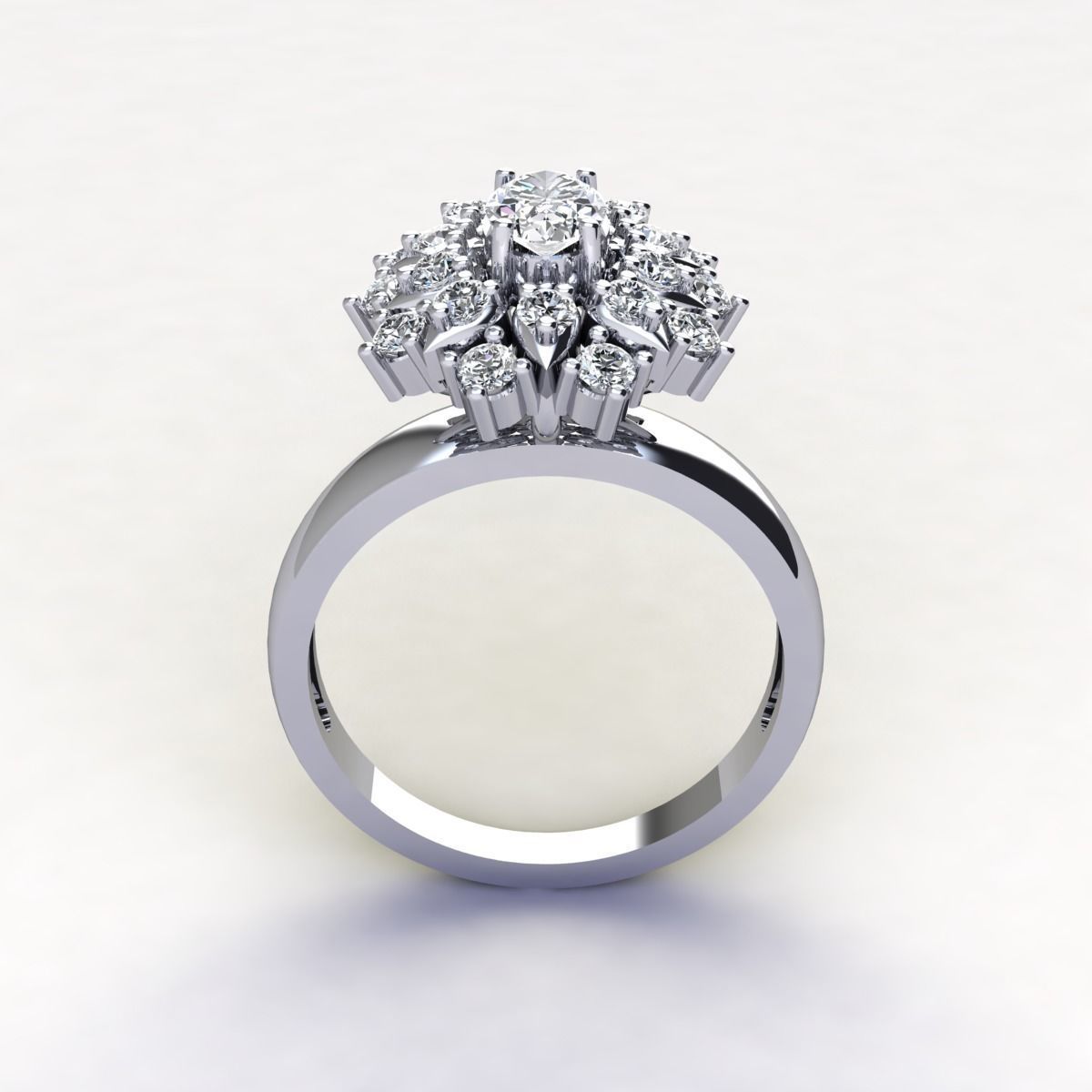 Woman Ring 3d Pring Model 3D print model_9