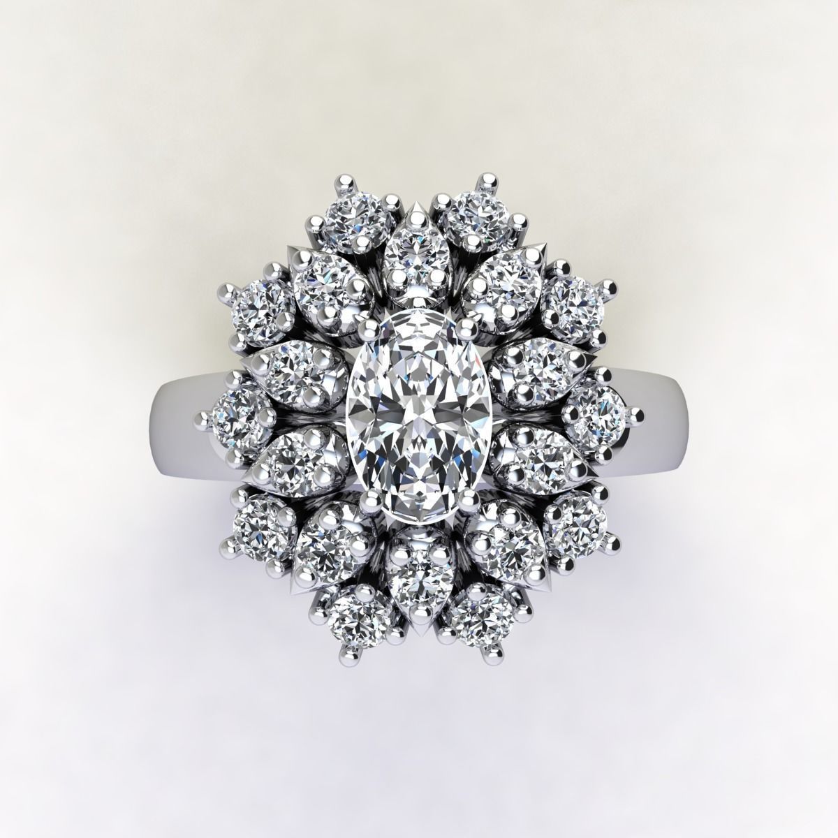 Woman Ring 3d Pring Model 3D print model_12