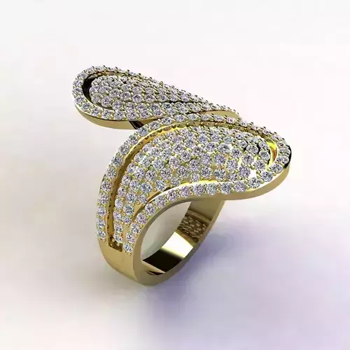 Woman Ring 3d Pring Model