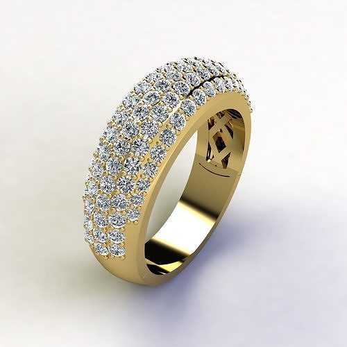 Woman Ring 3d Pring Model 3D print model