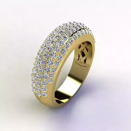 Woman Ring 3d Pring Model