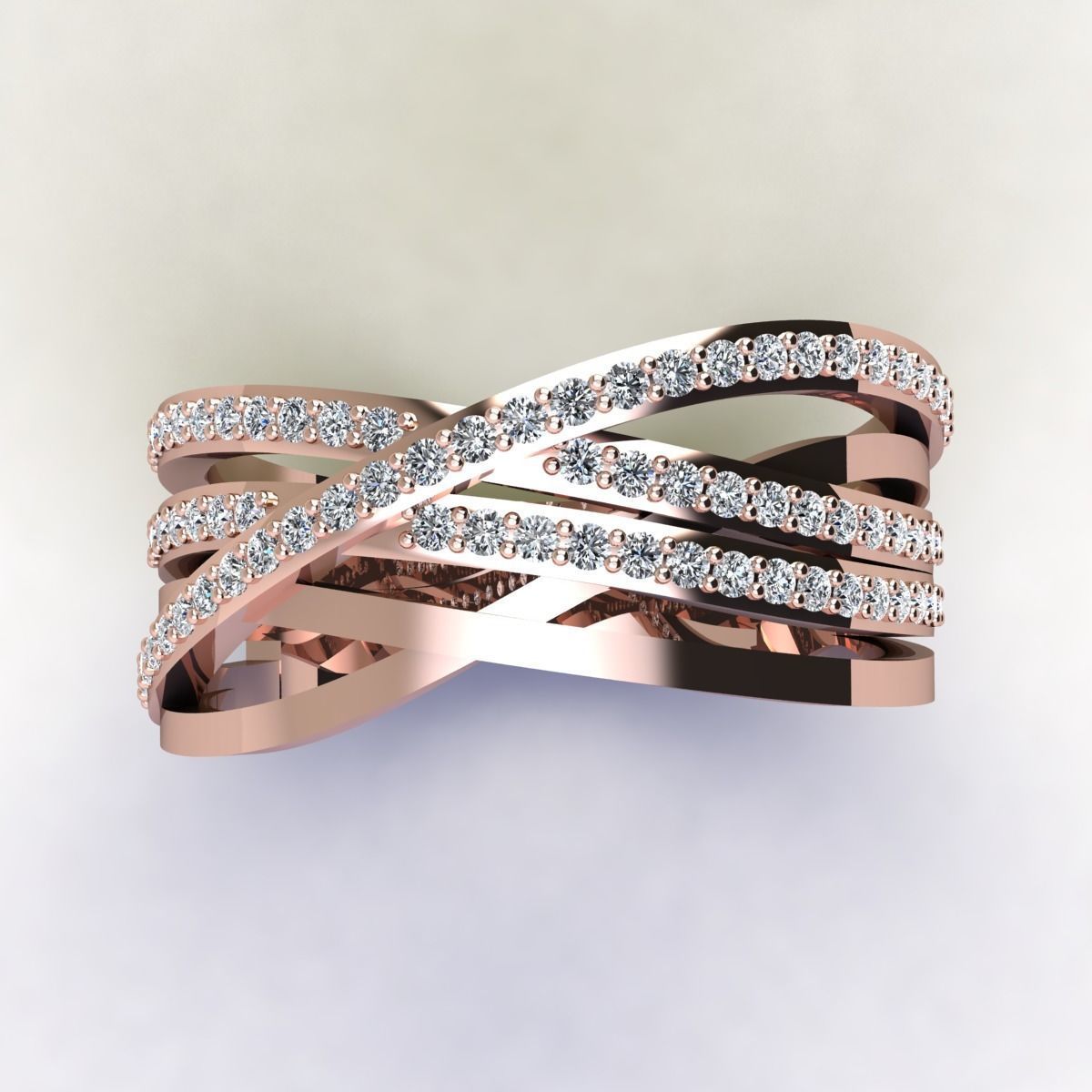 Woman Ring 3d Pring Model 3D print model_4