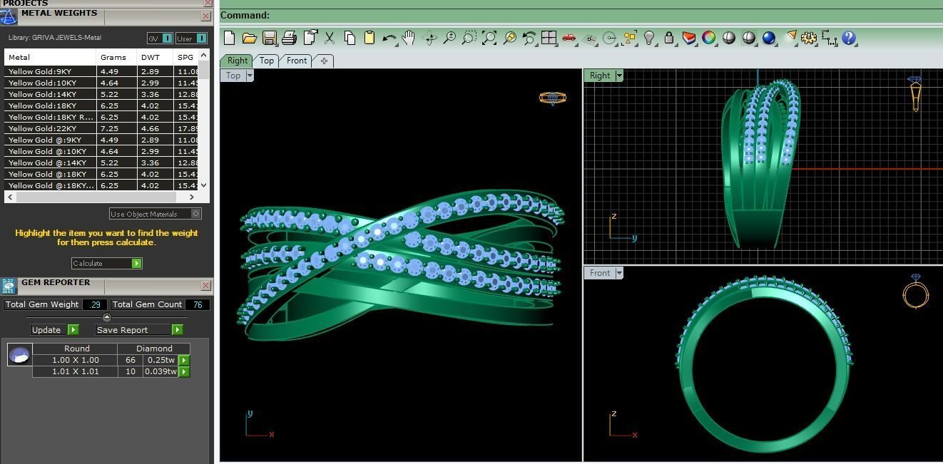 Woman Ring 3d Pring Model 3D print model_1