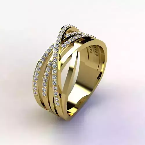 Woman Ring 3d Pring Model