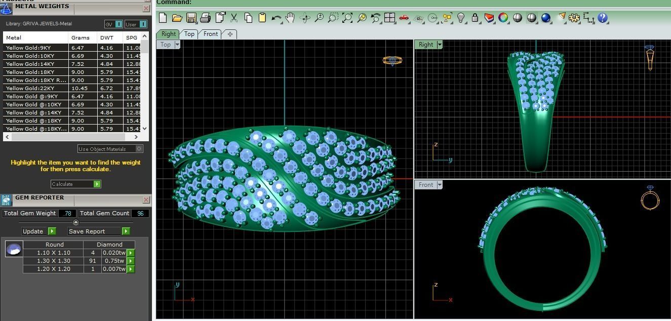 Woman Ring 3d Pring Model 3D print model_1