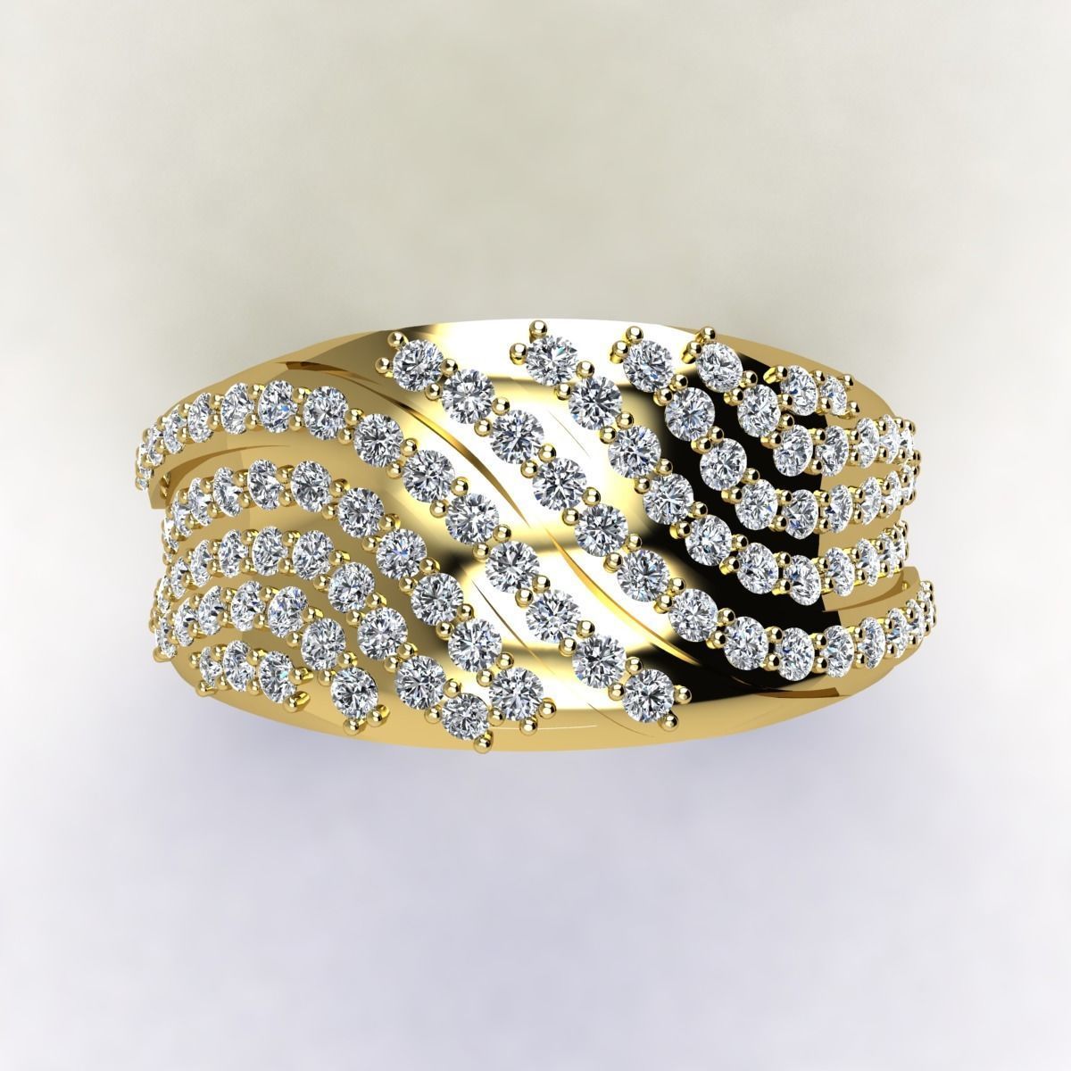 Woman Ring 3d Pring Model 3D print model_3