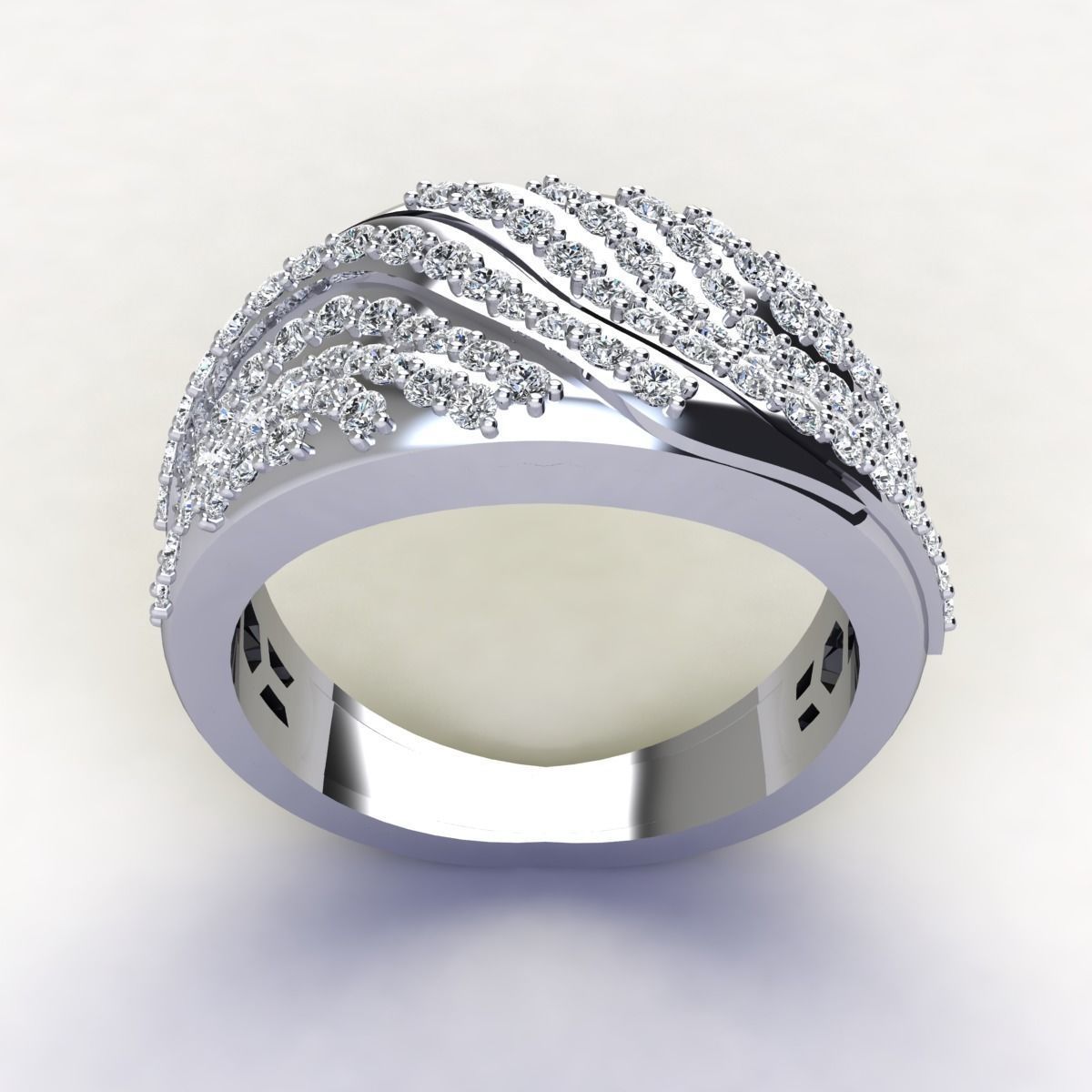 Woman Ring 3d Pring Model 3D print model_12