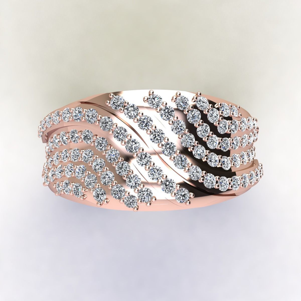 Woman Ring 3d Pring Model 3D print model_4