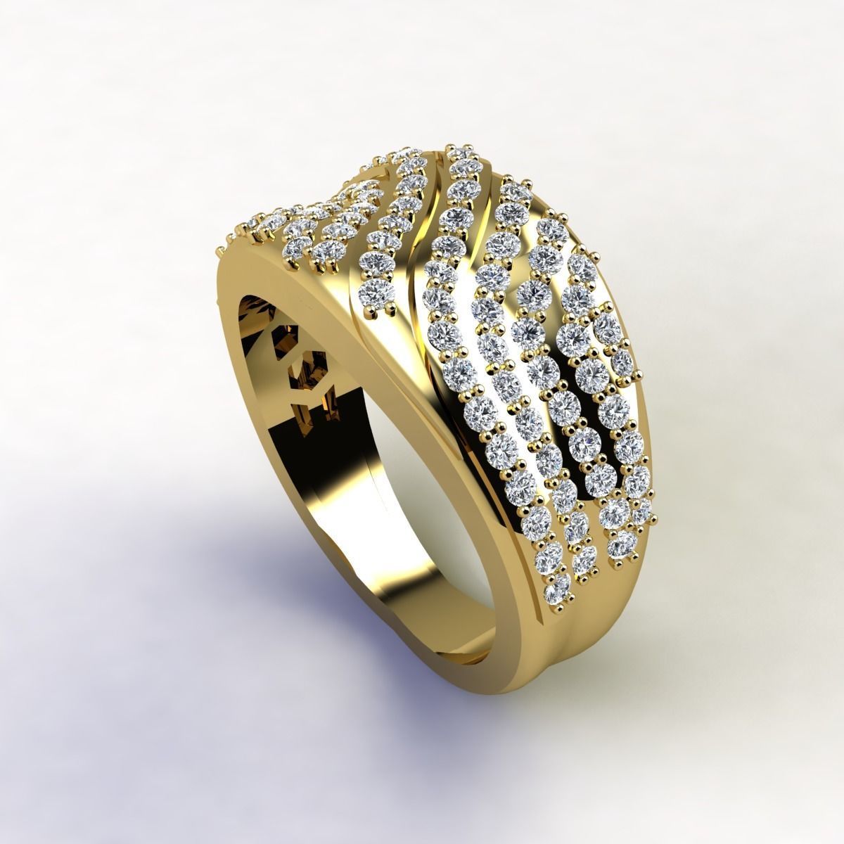 Woman Ring 3d Pring Model 3D print model_2