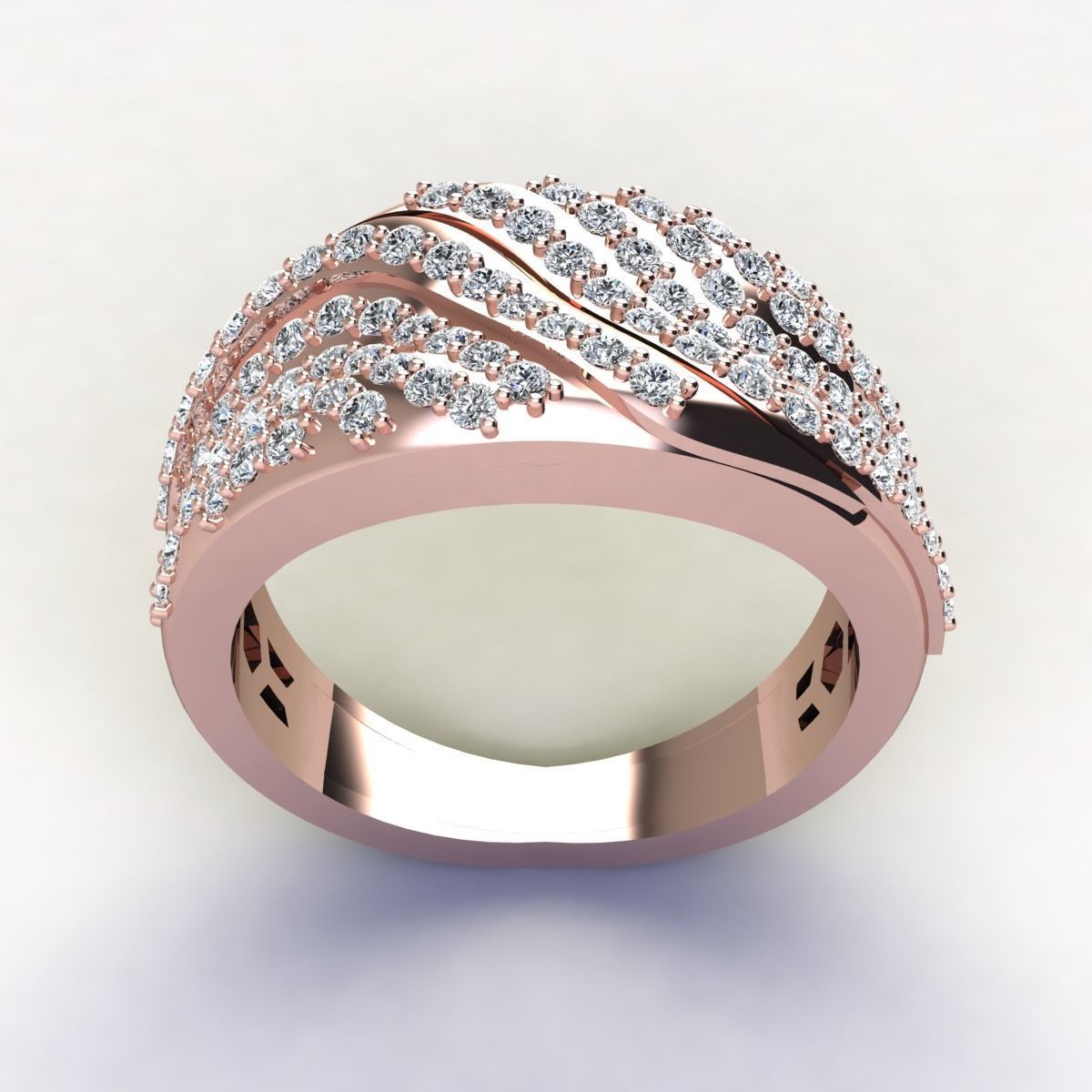 Woman Ring 3d Pring Model 3D print model_11