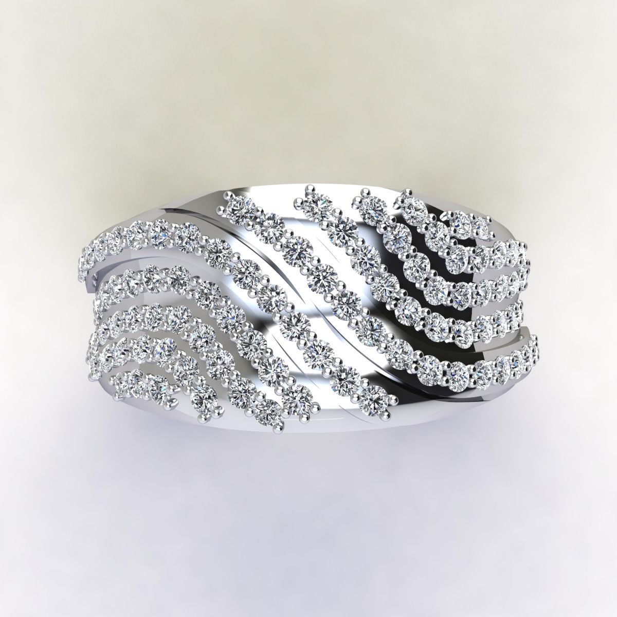 Woman Ring 3d Pring Model 3D print model_5