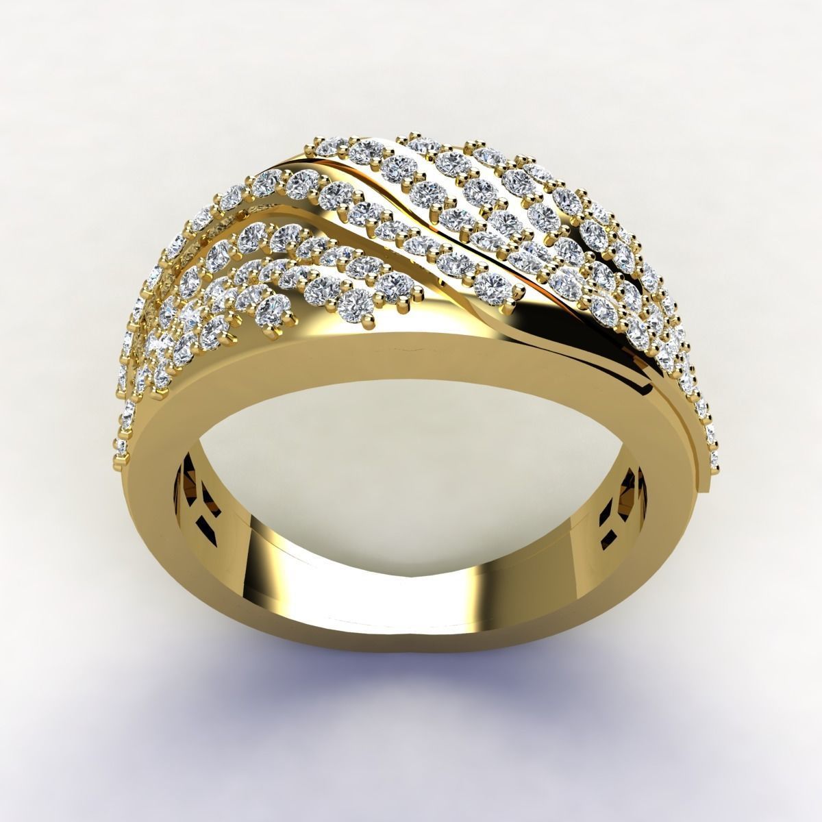 Woman Ring 3d Pring Model 3D print model_10