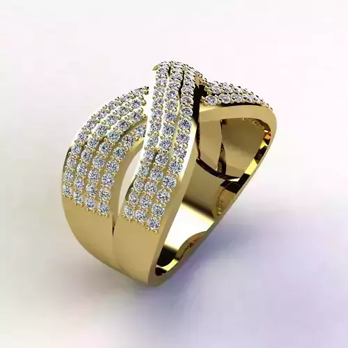 Woman Ring 3d Pring Model