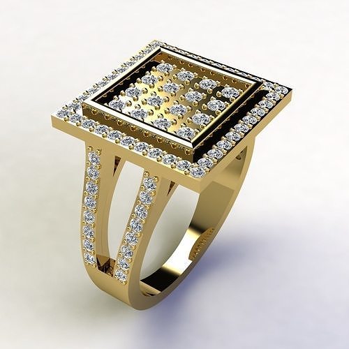 Woman Ring 3d Pring Model 3D print model