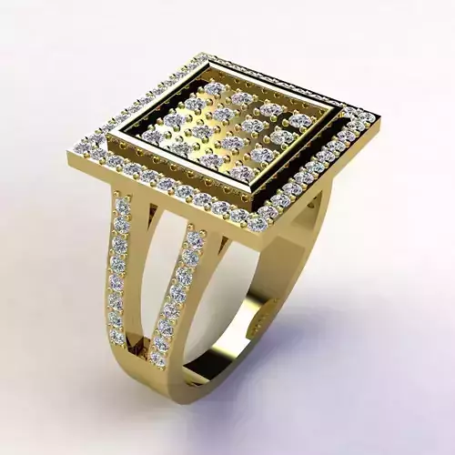 Woman Ring 3d Pring Model