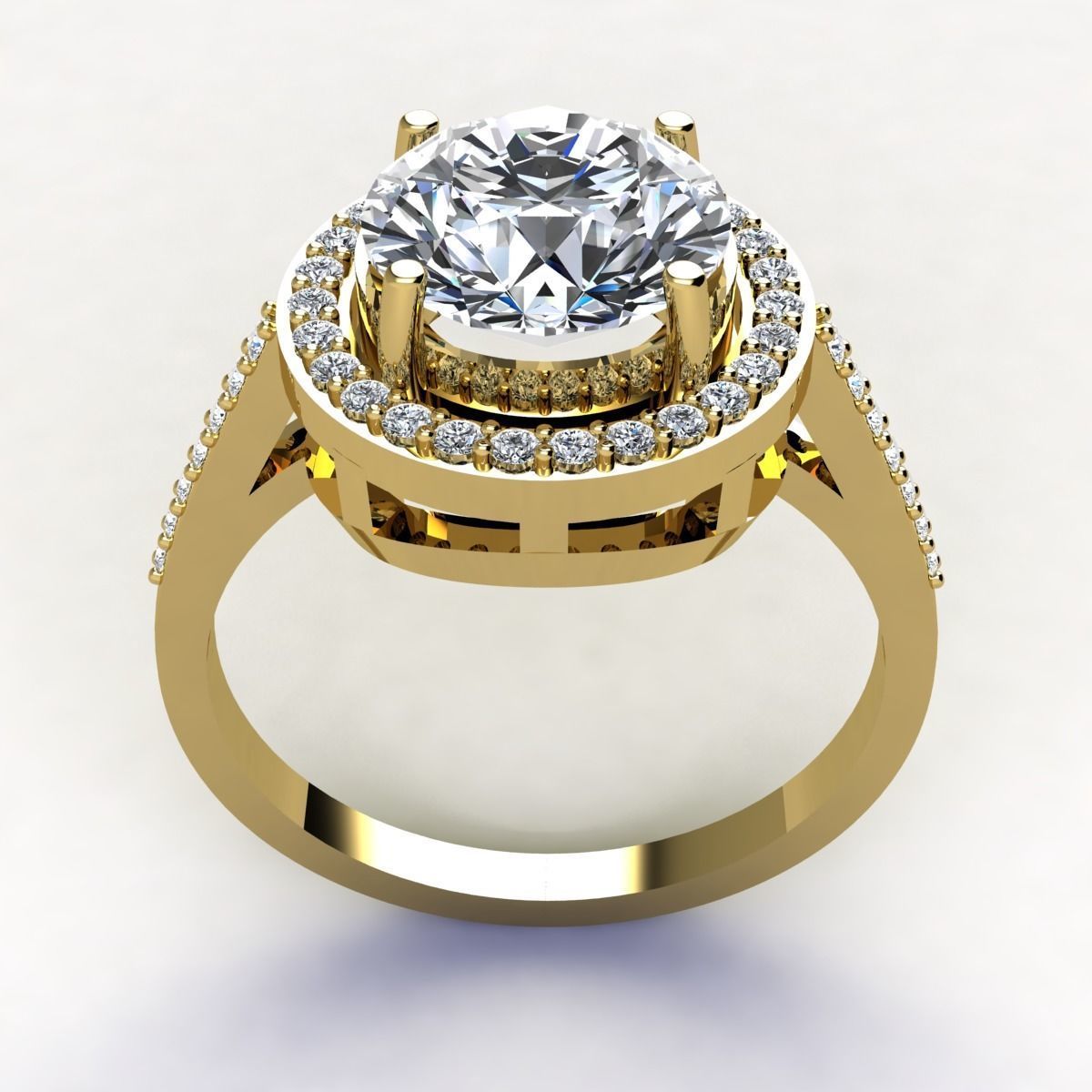 Woman Ring 3d Pring Model 3D print model_4