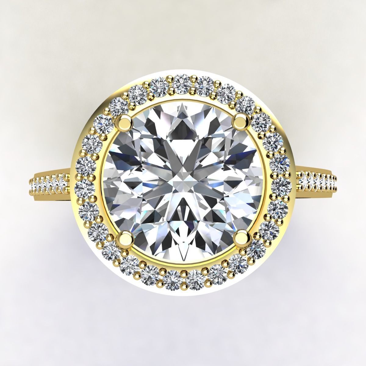 Woman Ring 3d Pring Model 3D print model_7