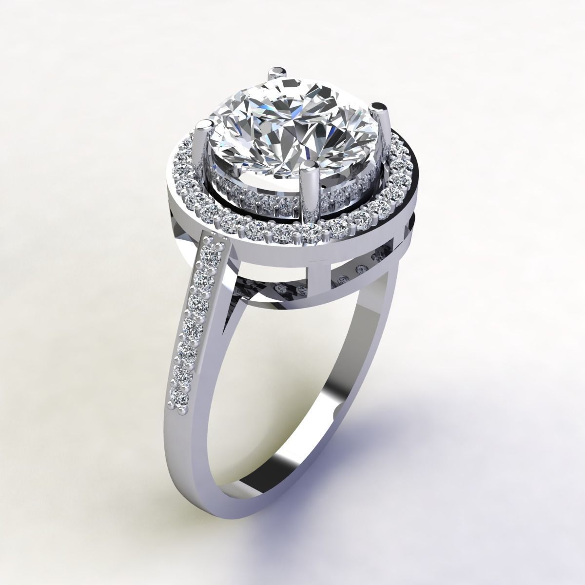 Woman Ring 3d Pring Model 3D print model_3