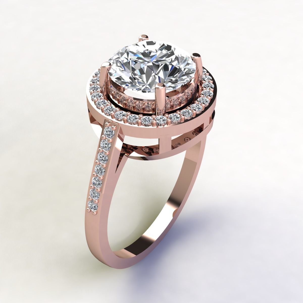 Woman Ring 3d Pring Model 3D print model_2