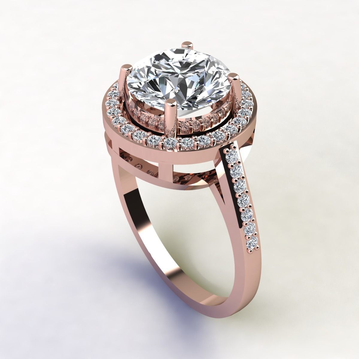 Woman Ring 3d Pring Model 3D print model_11