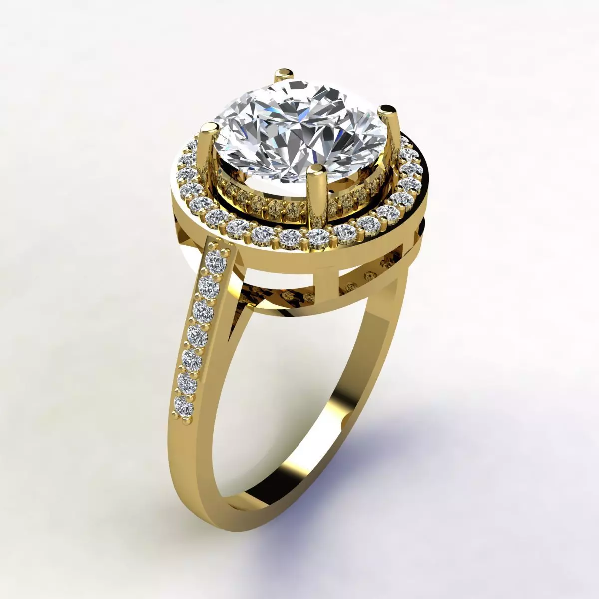 Woman Ring 3d Pring Model 3D print model_0