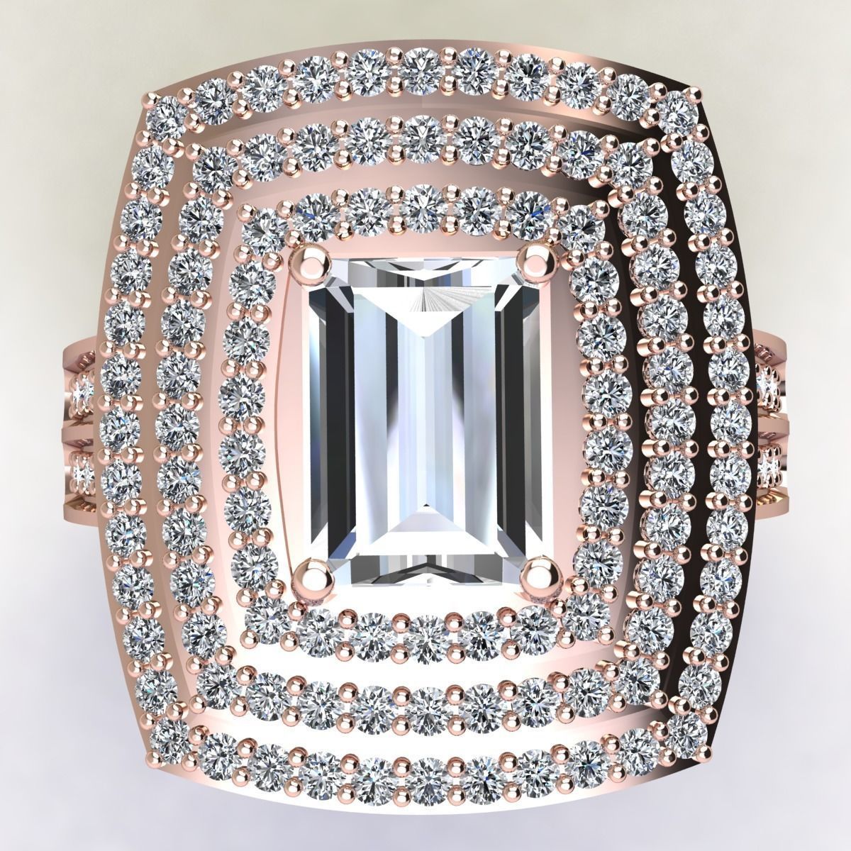 Woman Ring 3d Pring Model 3D print model_8