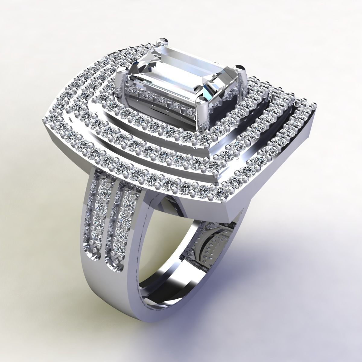 Woman Ring 3d Pring Model 3D print model_3