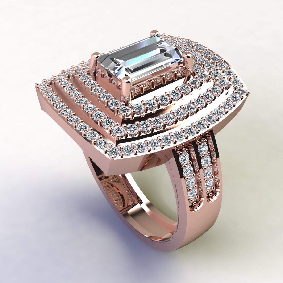 Woman Ring 3d Pring Model 3D print model_11