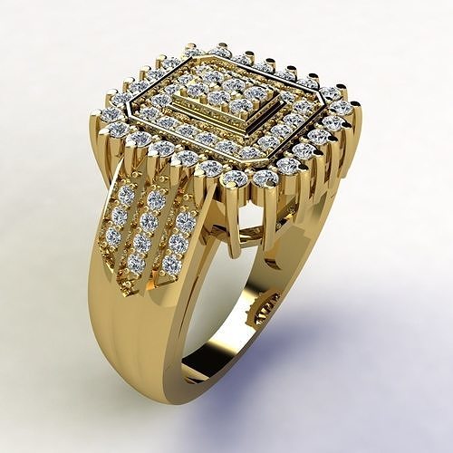Woman Ring 3d Pring Model 3D print model