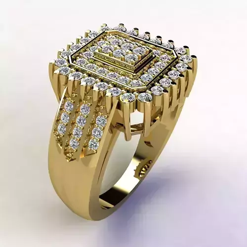 Woman Ring 3d Pring Model
