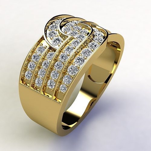Woman Ring 3d Pring Model 3D print model