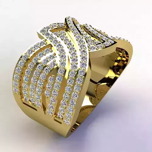 Woman Ring 3d Pring Model