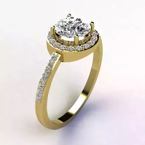 Woman Ring 3d Pring Model
