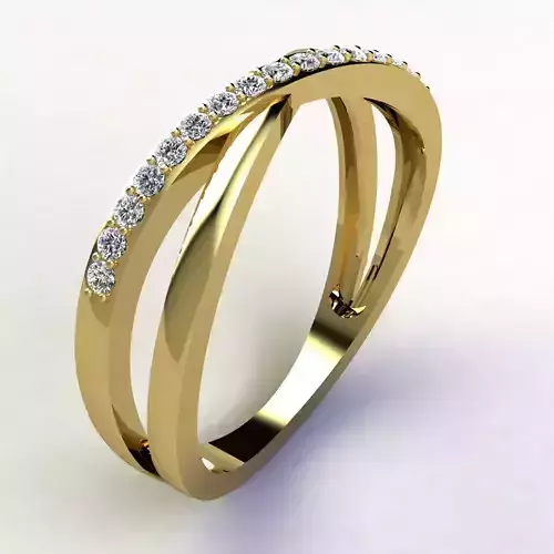 Woman Ring 3d Pring Model
