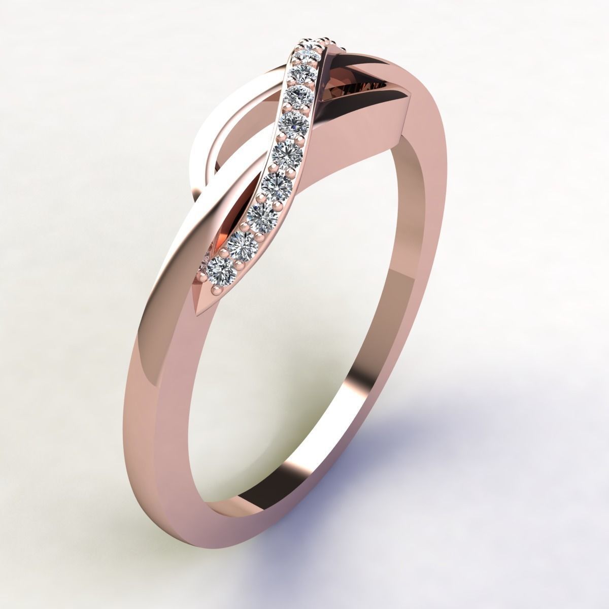 Twist Ring 3d Print Model 3D print model_5