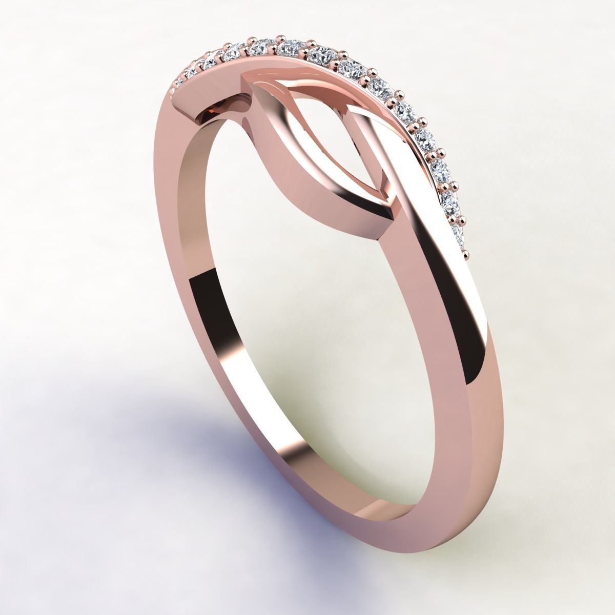 Twist Ring 3d Print Model 3D print model_3