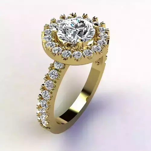 Halo Ring 3d Print Model 