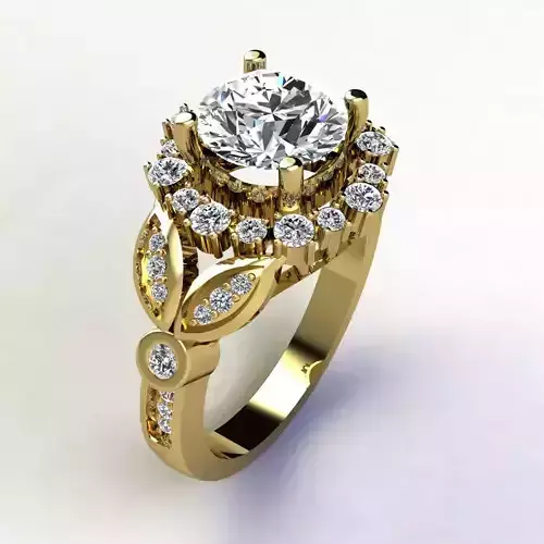 Luxury Ring 3d Print Model 